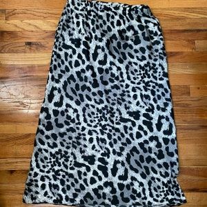 ASOS tall satin skirt